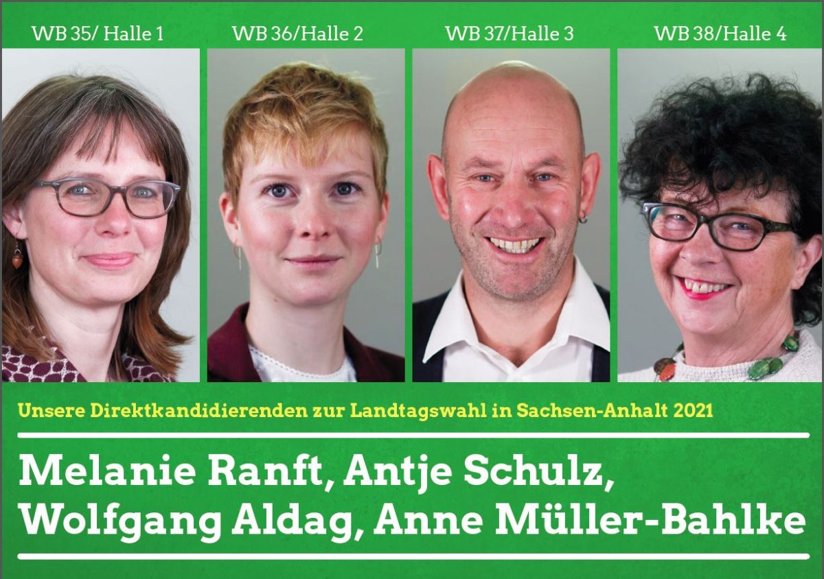 Direktkandidat*innen der GRÜNEN zur Landtagswahl 2021 gewählt GRÜNE