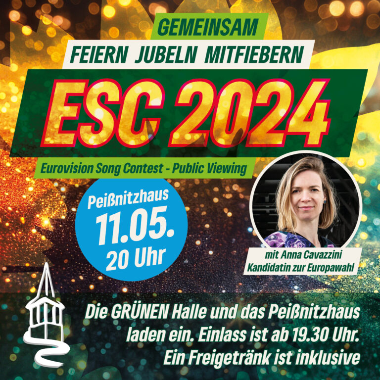 Einladung: ESC Public Viewing mit Anna Cavazzini