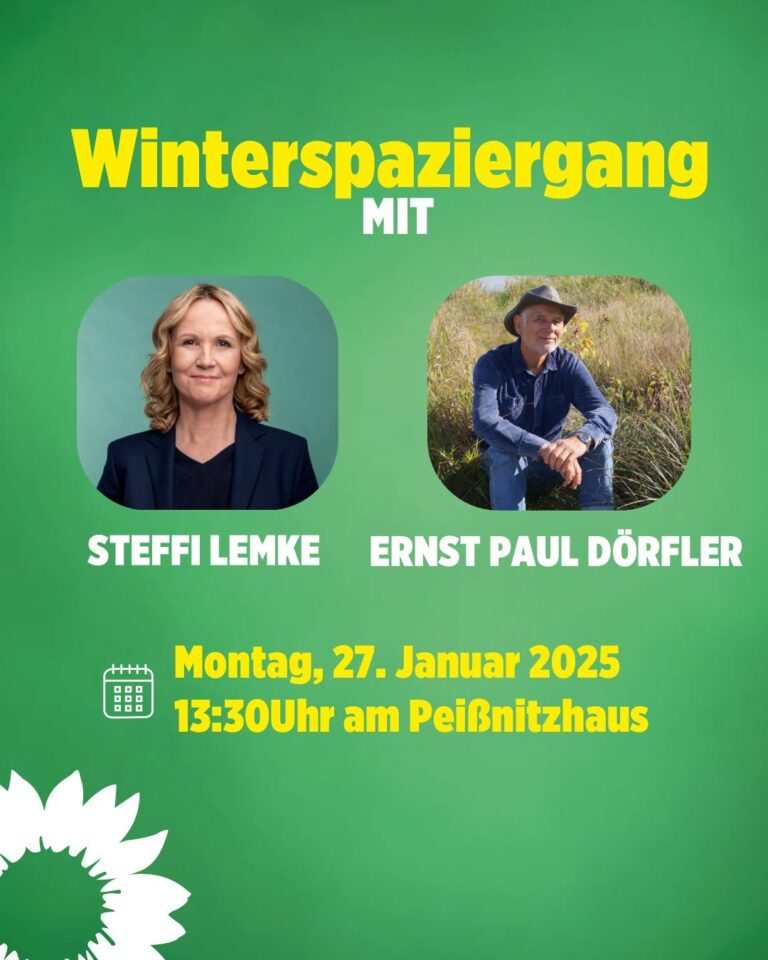 Das Geheimnis der heimischen Wintervögel – Winterspaziergang mit Ernst Paul Dörfler und Steffi Lemke MdB
