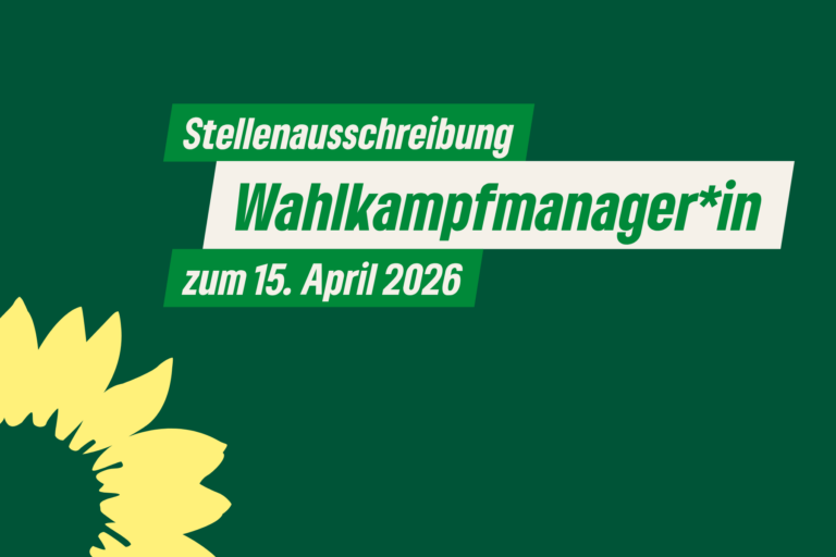 Ausschreibung Wahlkampfmanager*in